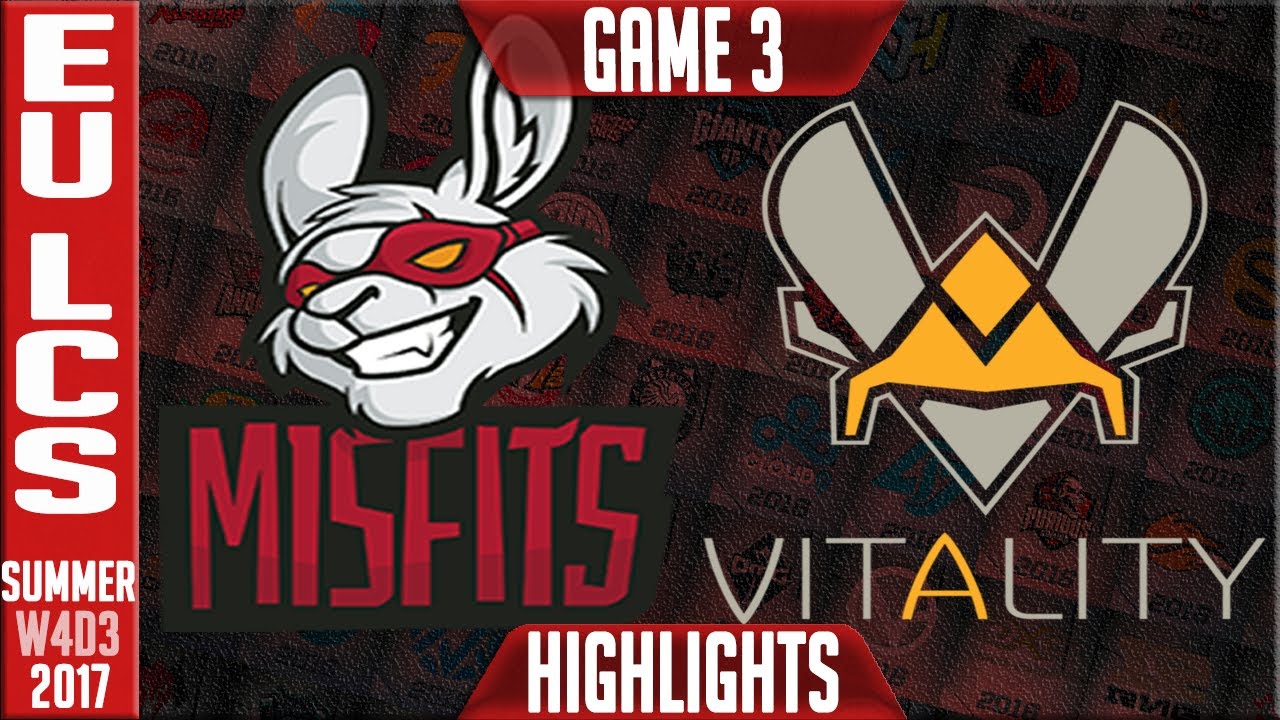 Misfits vs Vitality Highlights Game 3 | EU LCS Week 4 Summer 2017 | MF vs VIT G3
