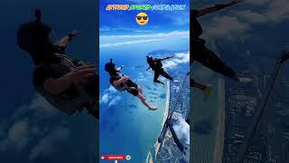 POV: Life on The Edge🤯 #viral #edit #sky #usa #extreme #sports #edits