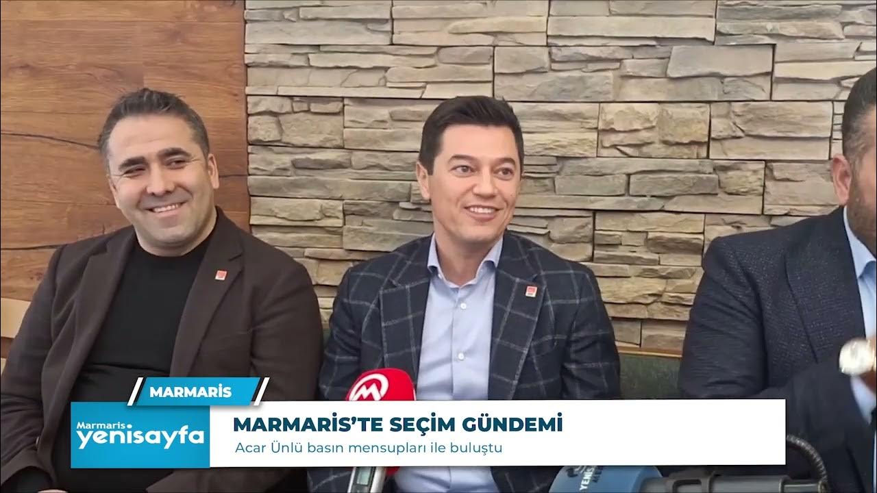 ACAR ÜNLÜ BASINLA BİR ARAYA GELDİ