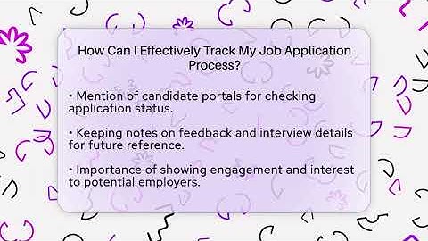 How Can I Effectively Track My Job Application Process? | Job Interview Pro Skills News