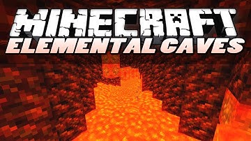 Minecraft Mods | ELEMENTAL CAVES MOD! (Lava, Forest & Ice) | Mod Showcase