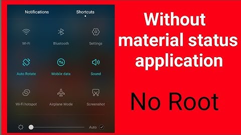How to change system status bar || without material status app || No root by Suraj Tech