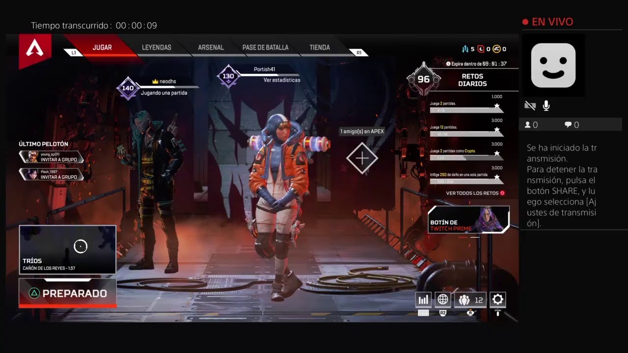 Transmisión de PS4 en vivo de Portish41