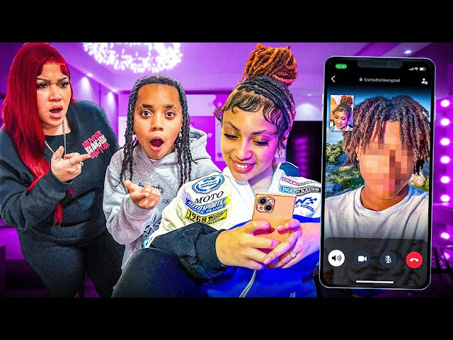SISTER GETS CAUGHT ON THE PHONE WITH HER NEW CRUSH😍😩 | BAD SIBLINGS S3 EP6 class=