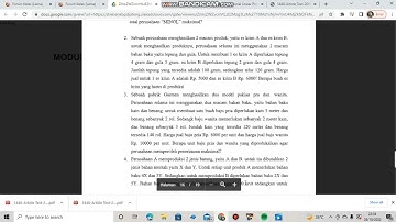 Linier Programing Aplikasi POM-QM For Windows (Soal 1-2)