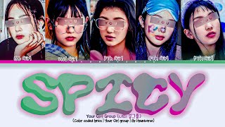 YOUR GIRL GROUP 5 MEMBERS ㅡSING「SPICY」By • AESPA