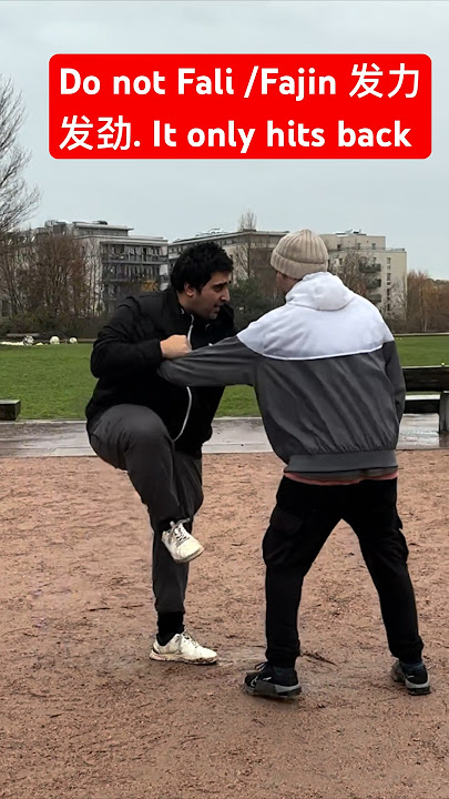 Don’t fali/fajin ( the shaking one ) it only hits back to yourself.  #physics #tutorial #martialarts