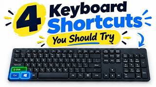 4 Keyboard Shortcuts Every Windows User Should Know! 💻