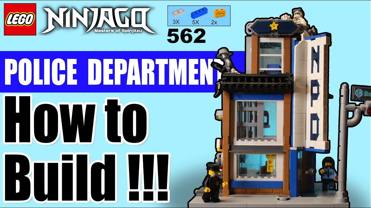 NInjago Police Department- How to Build - YouTube