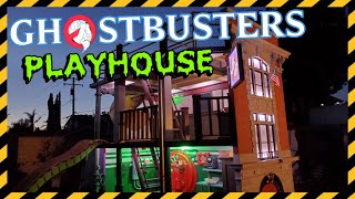 The Real Ghostbusters Playset 👻 Ghostbuster Firehouse Lighting & Faux Painting Techniques
