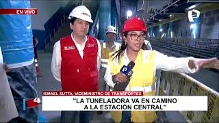 MTC trabaja en 40 frentes en simultáneo para acelerar construcción de la Línea 2 del Metro de Lima