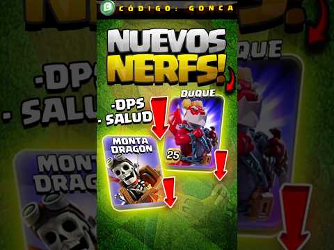 🚨 NUEVOS CAMBIOS SORPRESA: NERF DUQUE, BUFF GOLEM y E-DRAG y NUEVO META en Clash of Clans