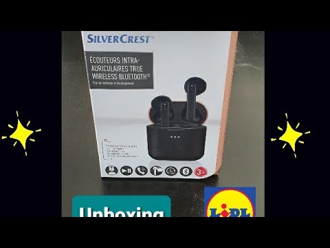 Unboxing - LIDL - Ecouteurs intra auriculaires Bluetooth Silvercrest