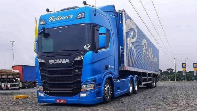 Vídeo: Caminhão que comemora os 65 anos da Scania no Brasil tem