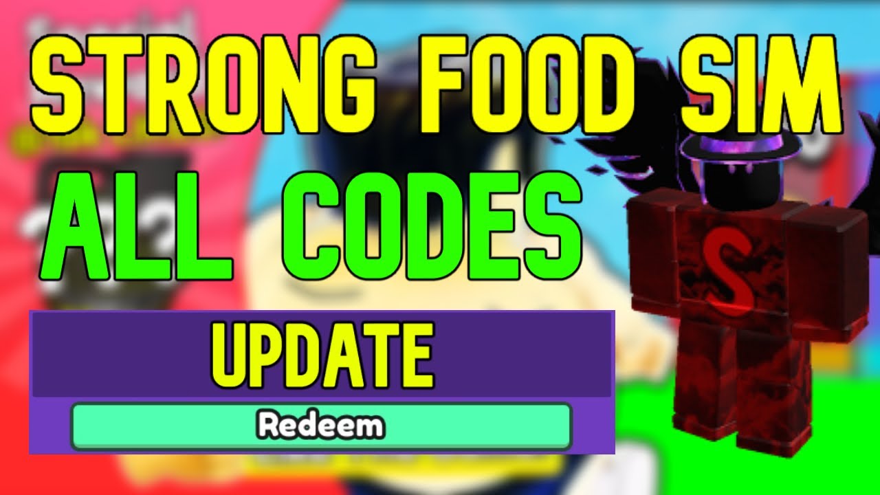 ALL Strong Food Simulator CODES Roblox Strong Food Simulator Codes April 2023 YouTube