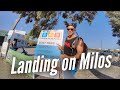 LANDING ON MILOS - Sailing around the island part one