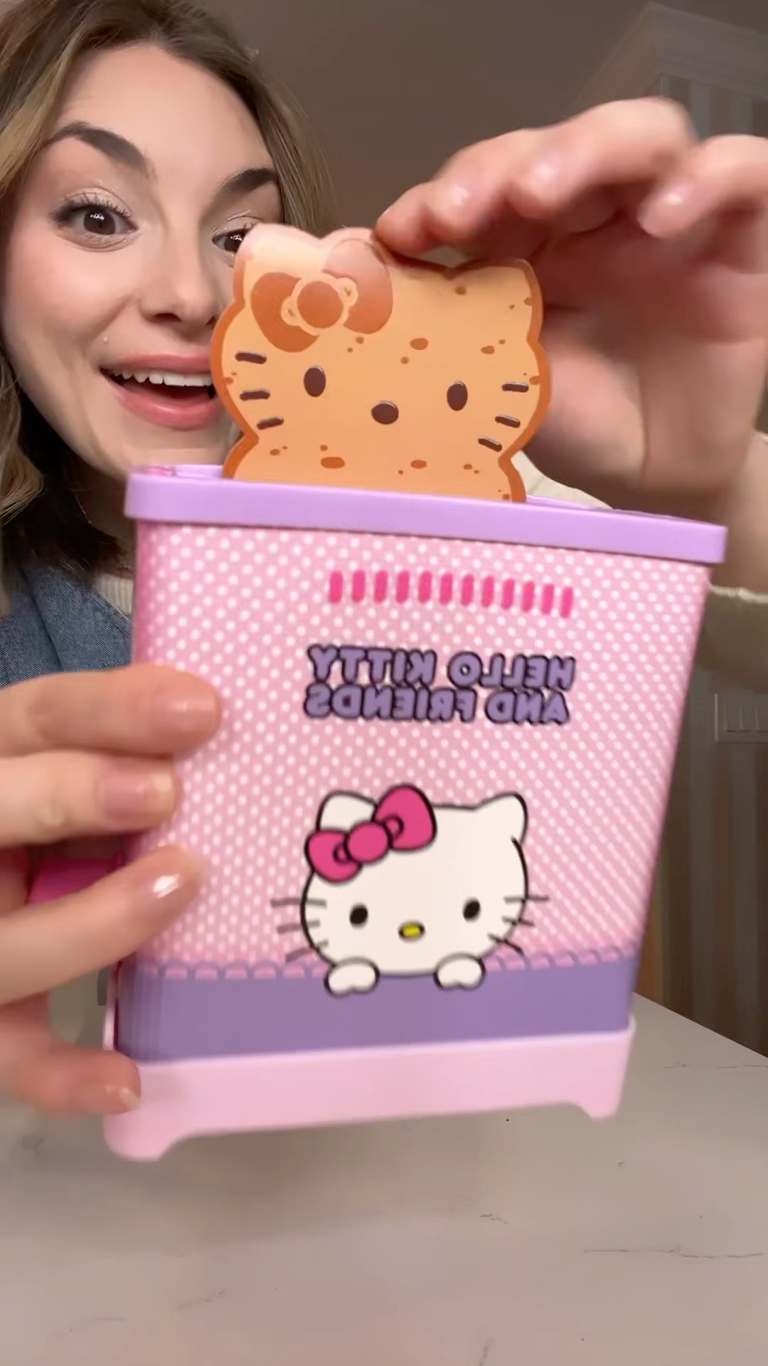 Hello Kitty toaster brings them to life! ? #funny
