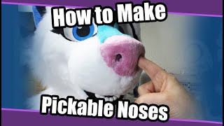 How To Make A Pickable Nose On Fursuits  + PDF Pattern