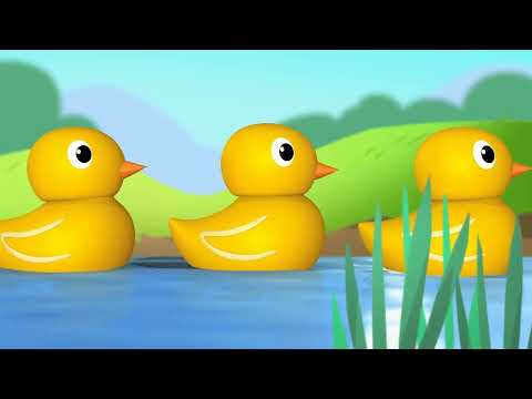 Six Little Ducks Sing Along Nursery Rhyme 🦆 | Music for kids by Raggs | Sing along songs
