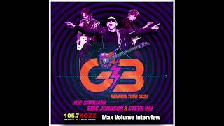 Joe Satriani, Eric Johnson and Steve Vai talk G3 w/ KOZZ Radio