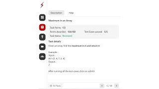 Maximum In An Array Sharpener Assignment Answers Codewithsharpener