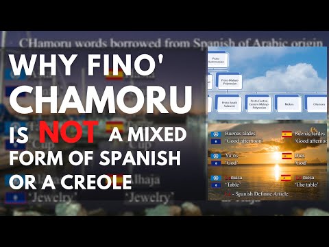 Video: Dalam bahasa Sepanyol apa itu chamorro?
