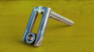 The discovery of an iron bending tool that welders rarely know about || KaKa Welding