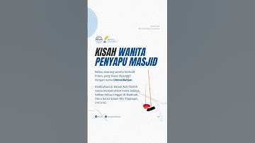 Kisah Wanita Penyapu Masjid | Sirah Nabawiyah | Ustadz Dr. Abdullah Roy, M.A.