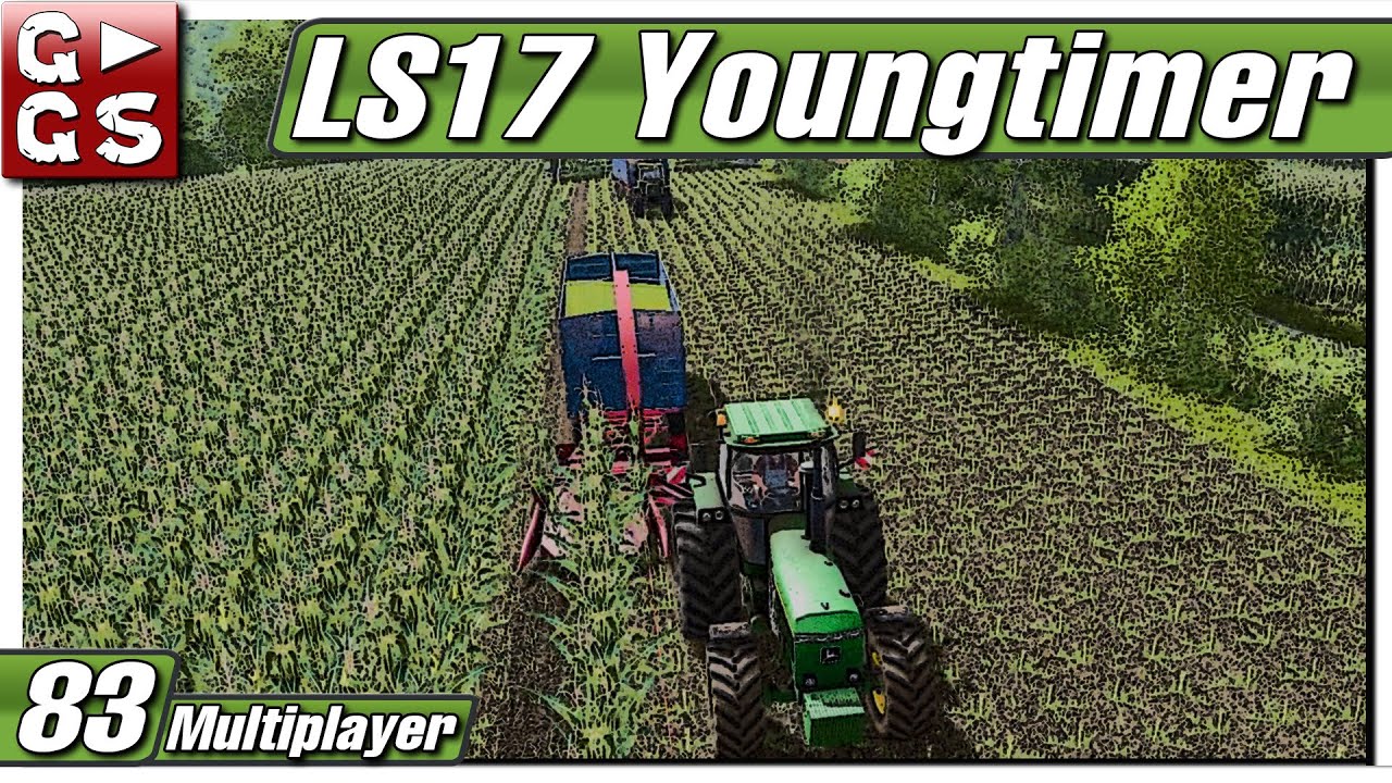 LS17 YOUNGTIMER 🚜 MAIS Ernte mit John Deere #83 Hermanns Eck Talk fs17 mods voiture