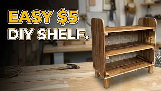 How to Build an Easy 3-Tier DIY Shelf for Under $5! (Beginner Guide)