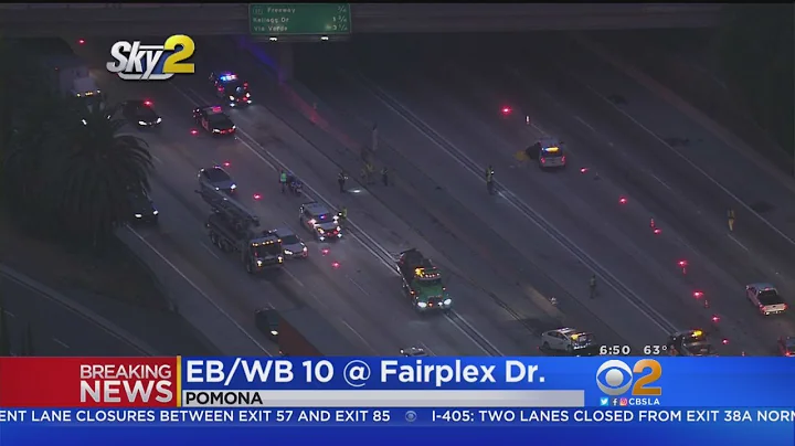 Fatal Crash Blocks Lanes On Both Sides Of 10 Freeway In Pomona