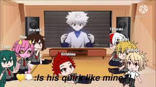 Bnha React To Deku||Deku As Gon||Hxh & Bnha||Not Original||My First Vid😩✋🏼||Part 1/?||Akaku :D||