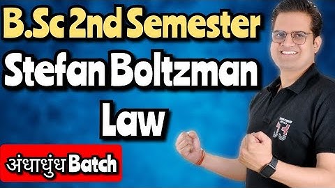 Stefan Boltzman Law! #bedkdian #mjpru #ytshort