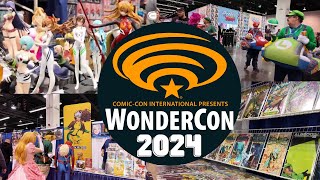 WonderCon 2024 | 4K Anaheim Convention Hall Walkthrough Walking Tour | Comics Cosplay Pop Culture