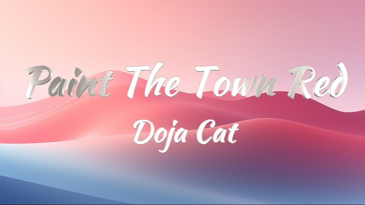 Doja Cat Paint The Town Red (KARAOKE VERSION) YouTube
