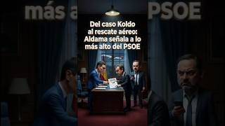 🏛️ Del caso Koldo al rescate aéreo: Aldama señala a lo más alto del PSOE #shorts
