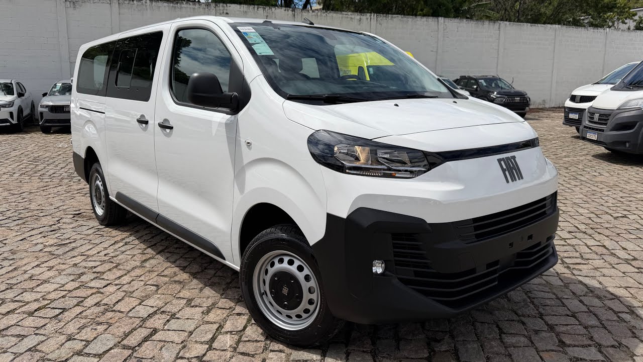 Nova Fiat scudo cargo de 9 lugares !!!
