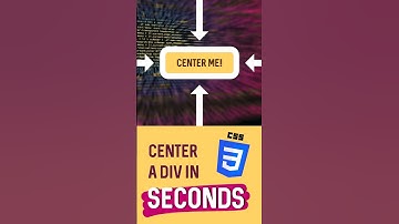 Center a DIV in Seconds in CSS #shorts