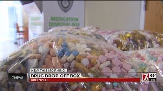 Prescription drug drop box promotes year round disposal