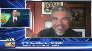 Actor, comedian and entrepreneur George Lopez discusses his life and career on Good Morning San