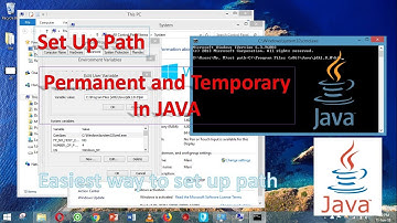 Java Path Setting Permanent and Temporary in Win8/8.1/10💻