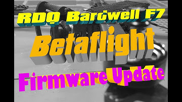 Betaflight Firmware Flashing on a RDQ Bardwell F7