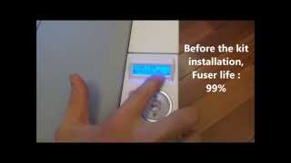 Fuser Reset Kit 1. Plug type Resetter + Reset cartridge
