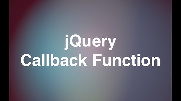 9 jQuery Callback Function | Online Training Download app from below link