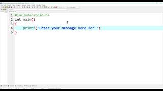 C Program to Print a Message on Screen || Coding Guide for Beginners|| #programming #cprogramming