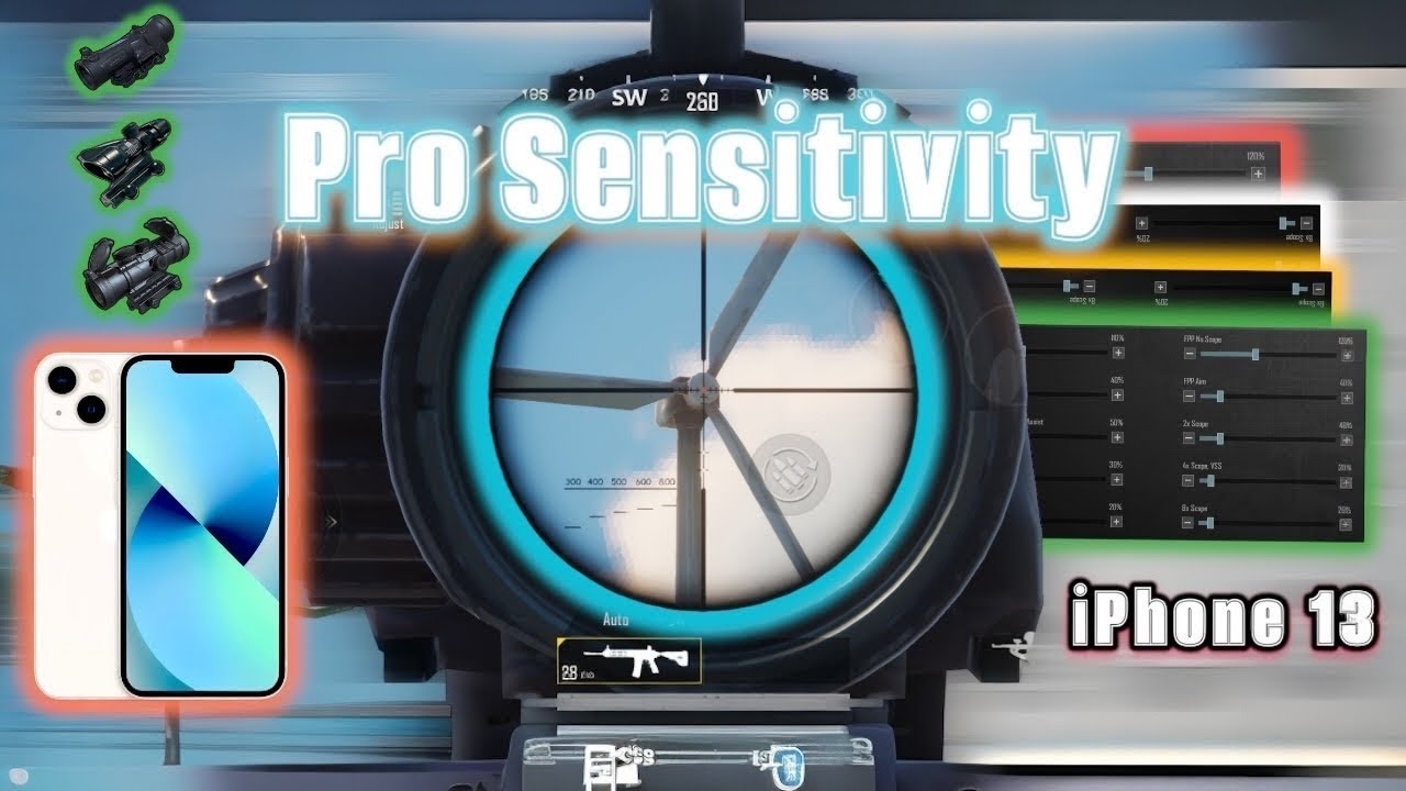 iphone 13 best sensitivity BGMI | best sensitivity for iPhone 13 |4.1 Update Bgmi sensitivity