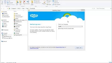 How to get windows 7 skype on windows 8 (easy)