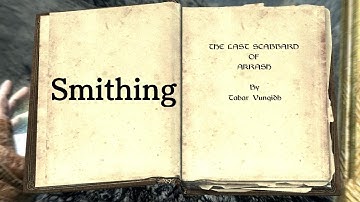 SKYRIM - SMITHING Skill Book Locations
