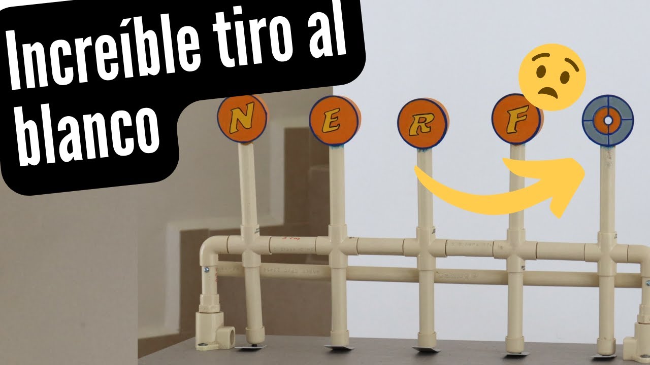 Como hacer un tiro al blanco casero para tu pistola NERF - YouTube