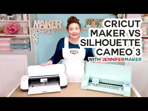 Cricut Maker Vs Silhouette Cameo 3 -- The Visual Differences - Cricut Maker Vs Silhouette Cameo 3 -- The Visual Differences